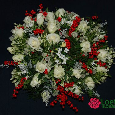 RA05 - Rouwstuk Rood / Wit