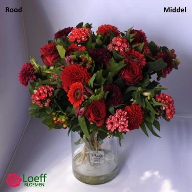 Boeket Rood - Middel