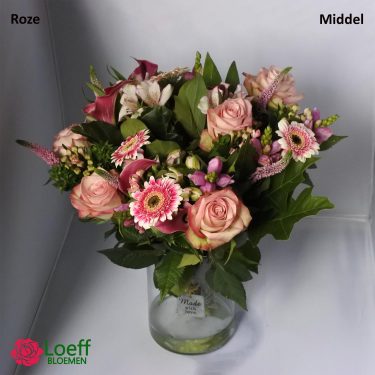 Boeket Roze - Middel