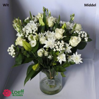 Boeket Wit - Middel