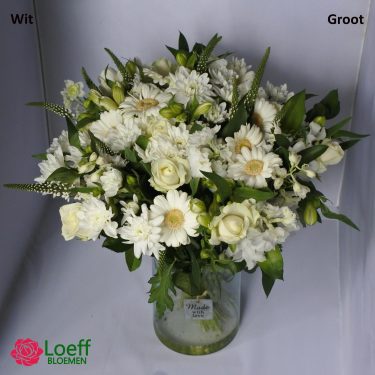 Boeket Wit - Groot